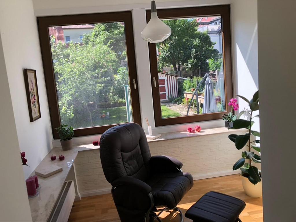 Ferienwohnung An Der Gruenen Clara แอร์ฟวร์ท ภายนอก รูปภาพ